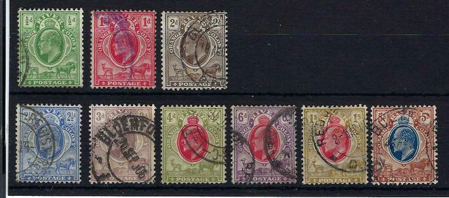 Image of South African States ~ Orange River Colony SG 139/47 FU British Commonwealth Stamp